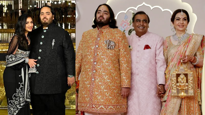 തെന്നിന്ത്യൻ കുലപതിമാർ അണിനിരന്ന ആനന്ത് അംബാനി വിവാഹം