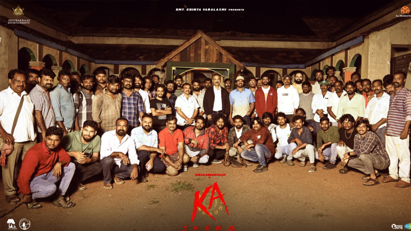 കിരൺ അബ്ബാവരത്തിൻ്റെ പാൻ ഇന്ത്യൻ ചിത്രം ‘ക’ ചിത്രീകരണം പൂർത്തിയായി; ചിത്രം കേരളത്തിൽ വിതരണത്തിനെത്തിക്കുന്നത് ദുൽഖർ സൽമാന്റെ വേഫെറർ ഫിലിംസ്