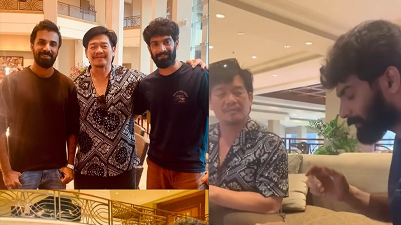 ‘ഓങ്-ബാക്ക് 2’ സ്റ്റണ്ട് കോറിയോഗ്രഫർ കെച്ച കെംബഡികെയെ നേരിൽ കണ്ട് ‘കാട്ടാളൻ’ ടീം! ആകാംക്ഷയോടെ സിനിമാ പ്രേക്ഷകർ