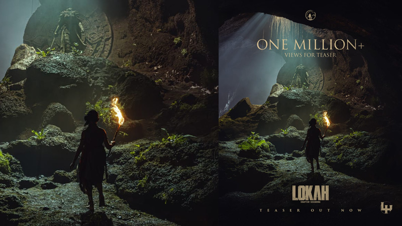 ലോകയുടെ യൂണിവേഴ്സിലെത്തി 1 മില്യൺ കാഴ്ചക്കാർ ; ട്രെയിലർ തരംഗമാകുന്നു